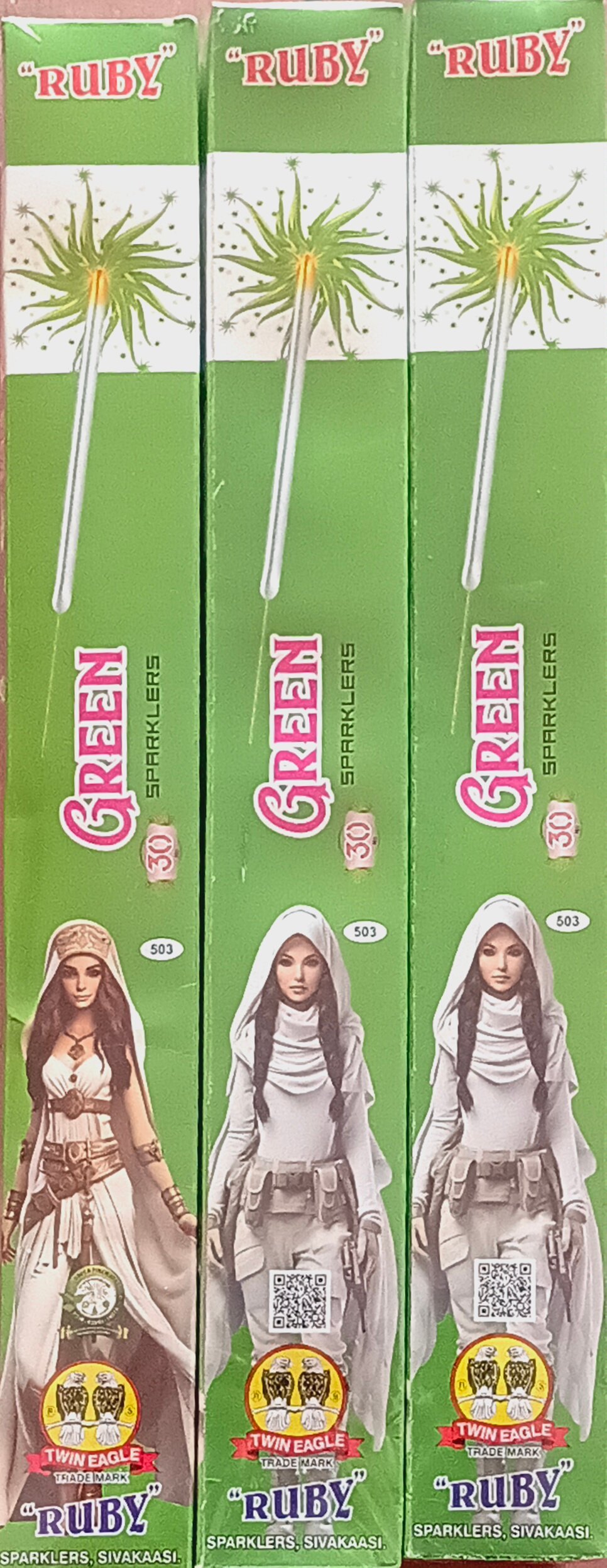 30 Cm Green Sparklers